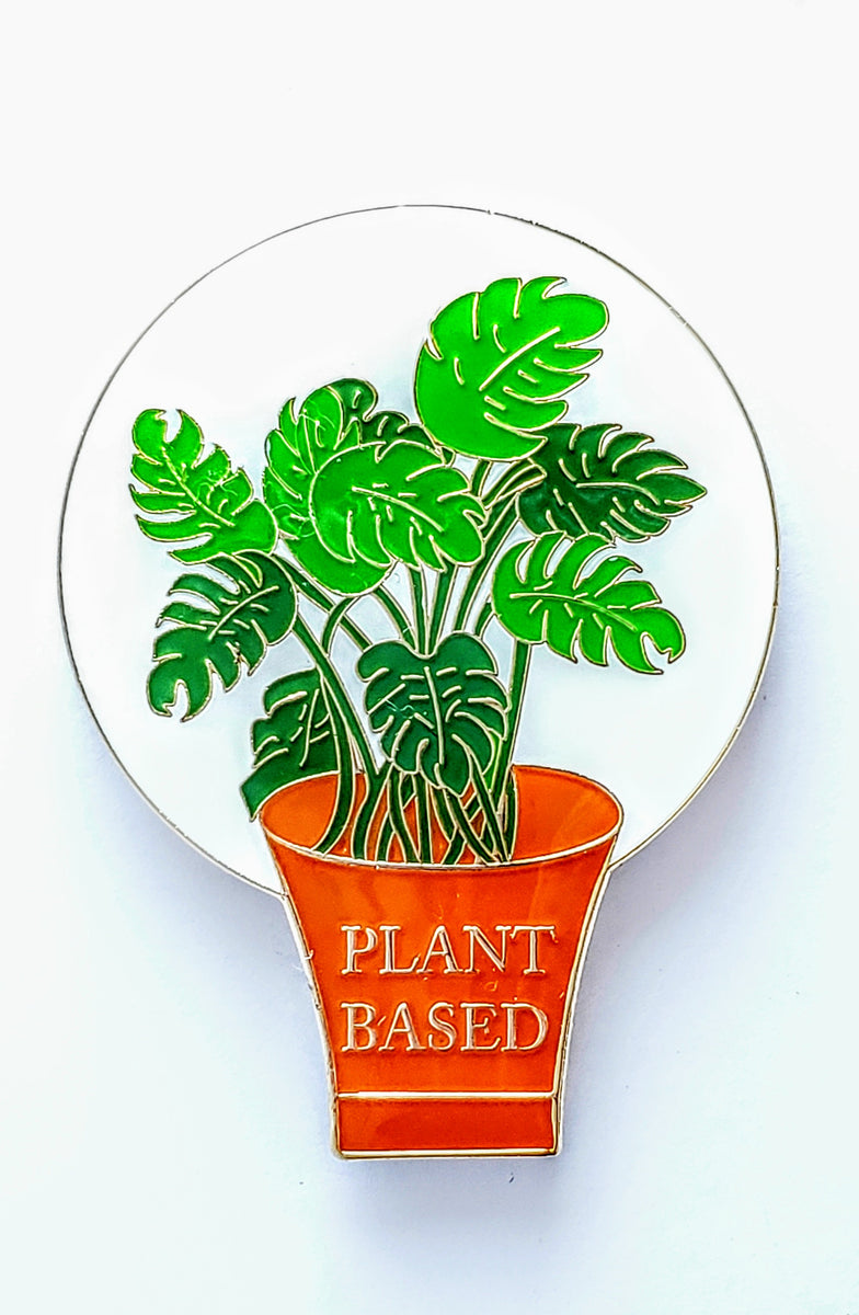 Plant Powered Enamel Pins 3 Pack